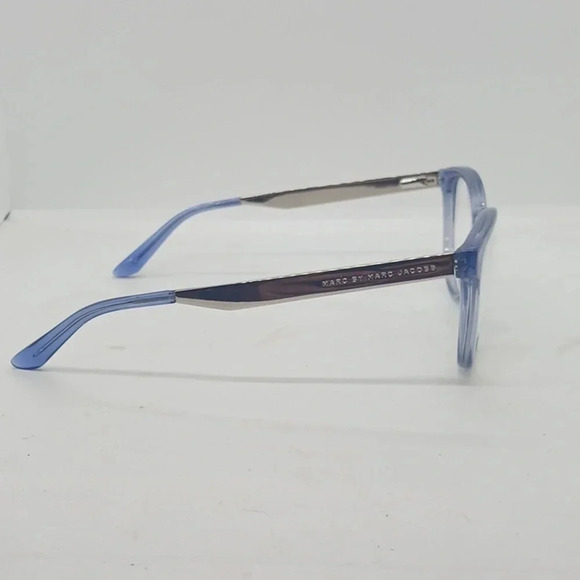 NWOT RX-ABLE MARC BY MARC JACOBS EYEGLASS FRAMES MMJ609 BLUE SILVER - Picture 5 of 5